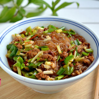 肉末辣椒炒粉条