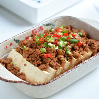 蒸肉末豆腐
