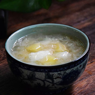 苹果山药银耳羹