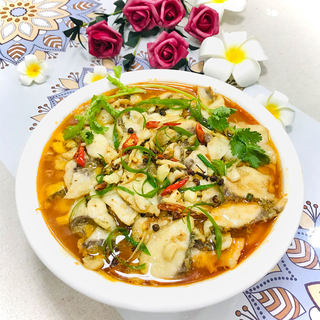 酸汤鱼#酸辣美食#