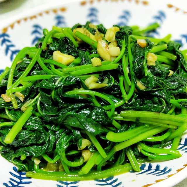 豆豉蒜蓉番薯叶