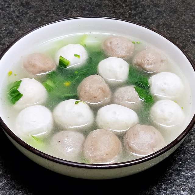 手打肉丸汤