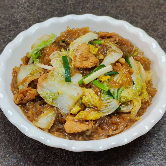 白菜炒粉条