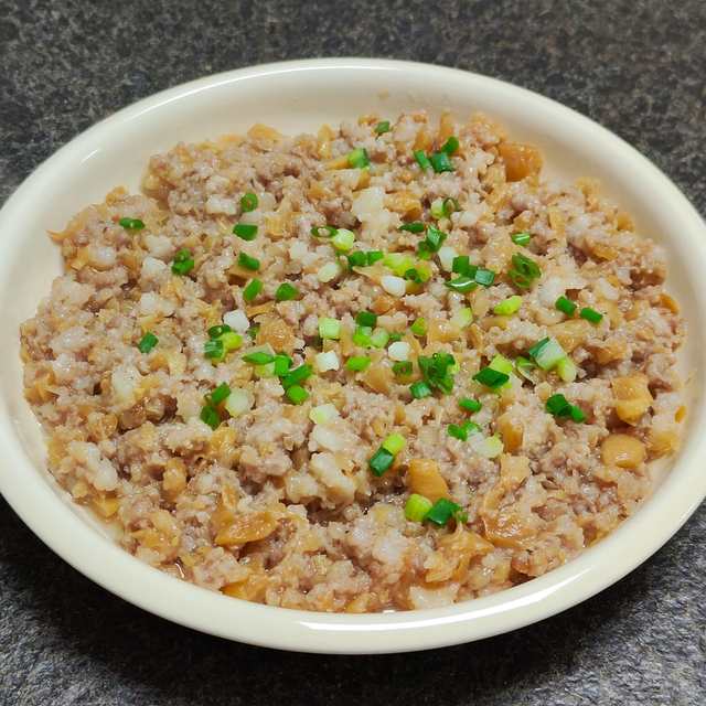 冬菜蒸肉饼