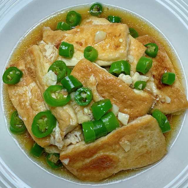 青椒豆腐