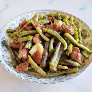 牛肉炒豇豆