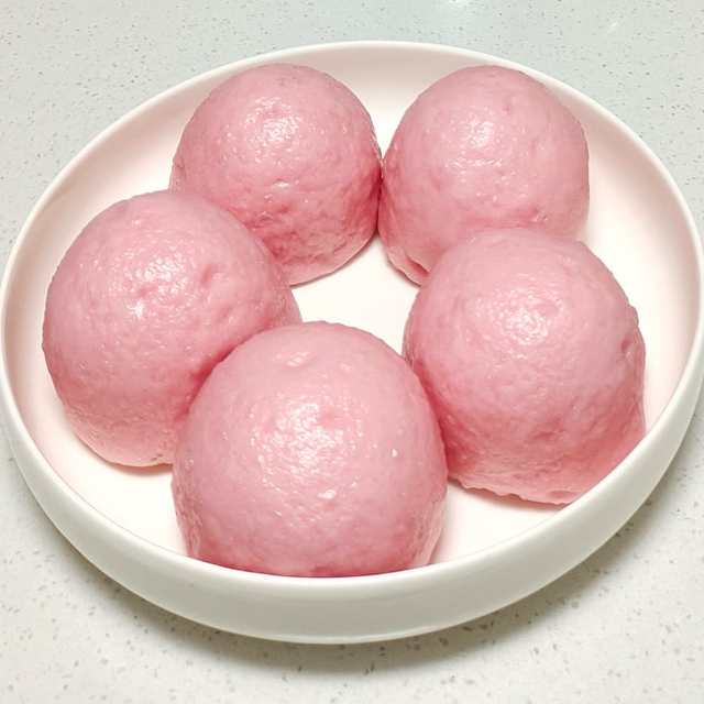 莲子馅豆包
