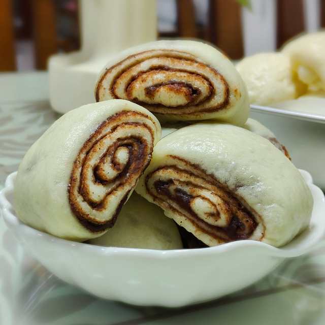 豆沙花卷