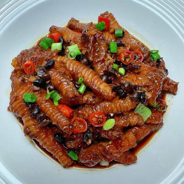 豆豉蒜蓉蒸鸡爪