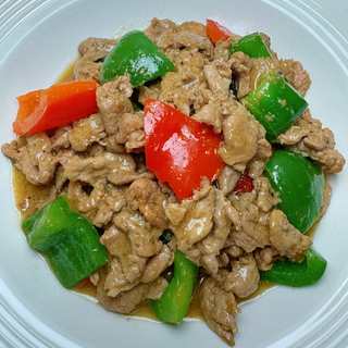 彩椒炒黑椒肉片