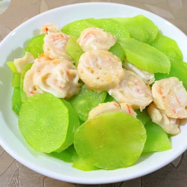 龙虾味球炒莴笋