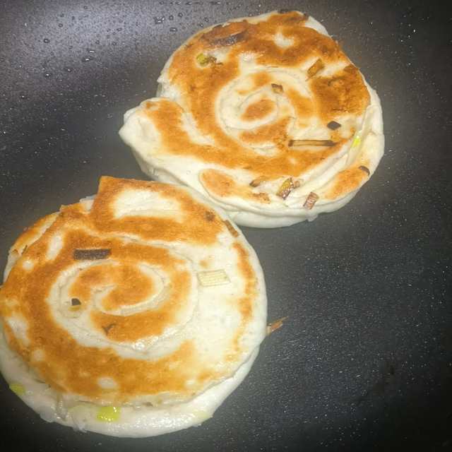 葱花发面饼