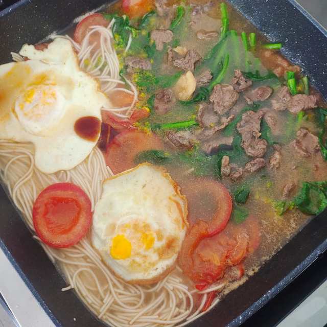 牛肉番茄炒蛋面