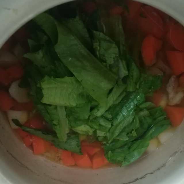 羊肉汤炖胡萝卜
