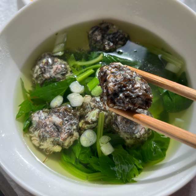 发菜肉丸汤