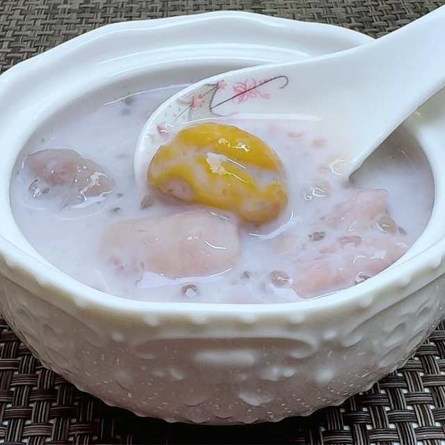 奶香香芋板栗西米