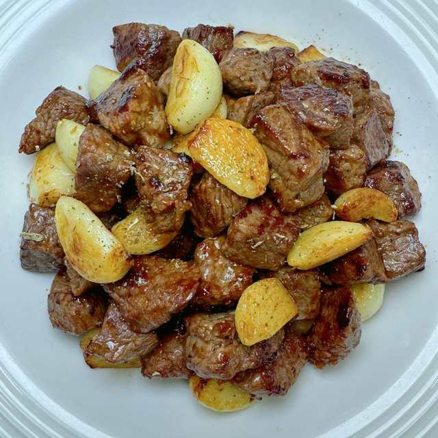 黑椒牛肉粒