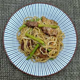 豆角牛腩蒸面